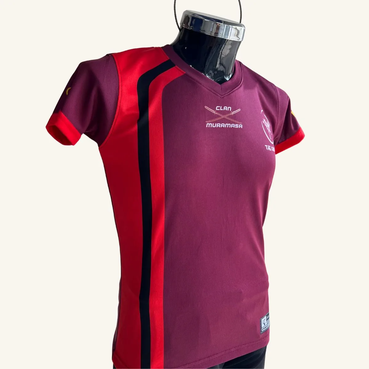 Playera de taekwondo personalizada para Clan Muramasa, vista lateral