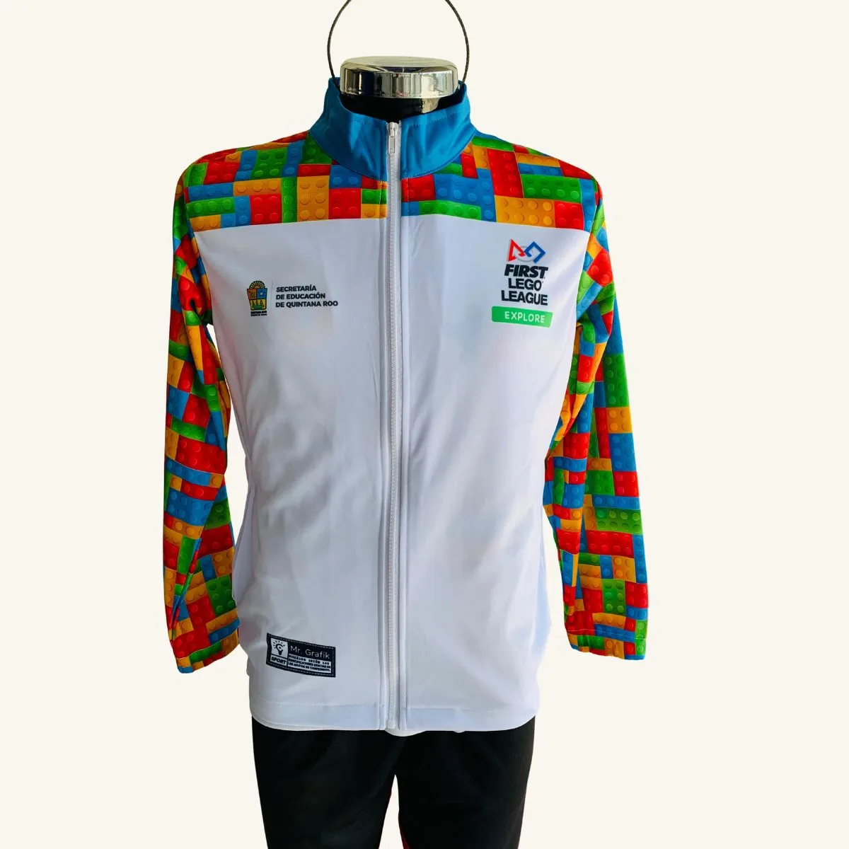 Chamarra deportiva personalizada, hecha en Chetumal
